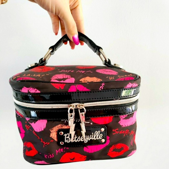 Betsey Johnson Bags Rare Betsey Johnson Lips Makeup Bag Travel